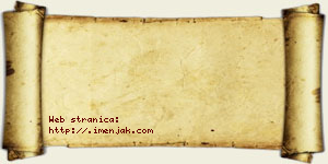 Velislava Stojadinović vizit kartica